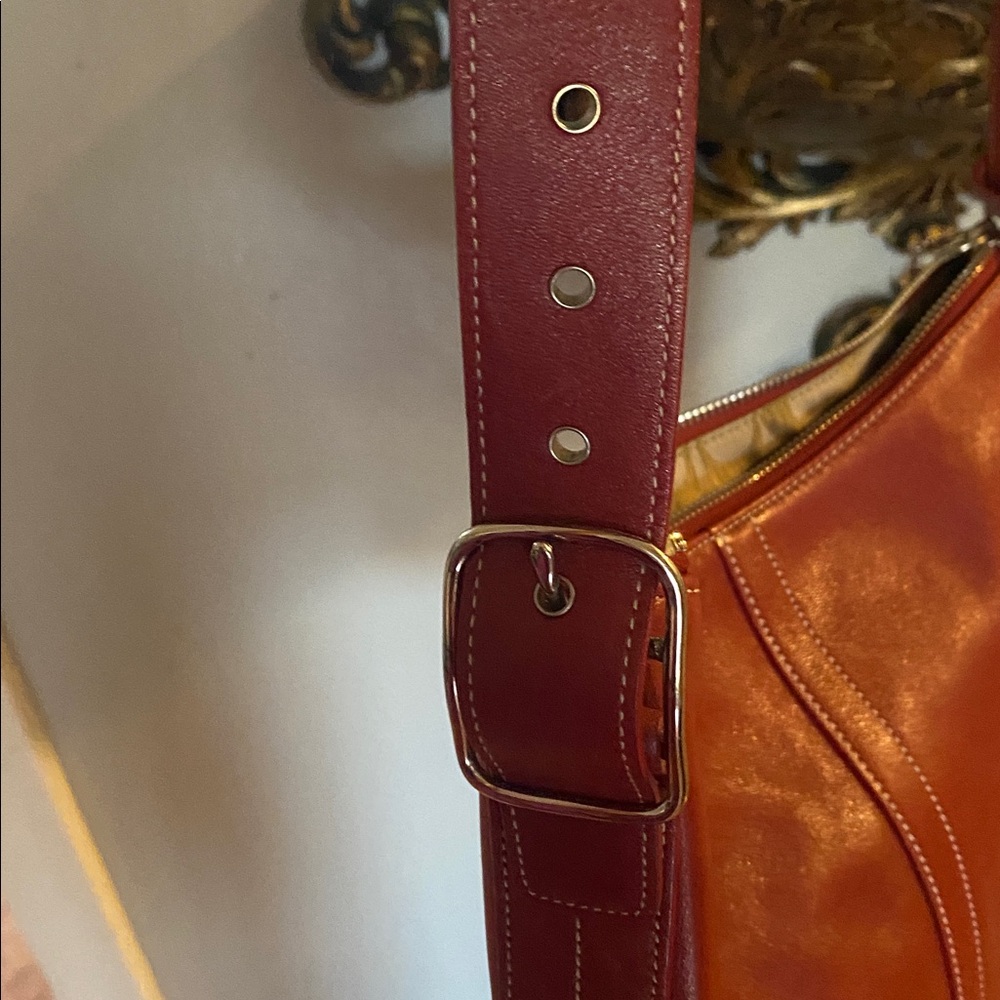 ❤️COACH Legacy Slim Duffle Vintage ‘03 - Red #9326 Adjustable Crossbody/shoulder - Picture 14 of 14